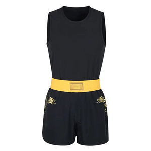 Nouvelle tenue de boxe personnalisée imprimée numériquement, style actuel, meilleure qualité, unisexe, vêtements d'entraînement professionnels de kickboxing CP-BU-10 - Product Image 6