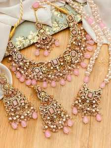 Juego de Joyería de Acero Inoxidable de Alta Calidad con Diseño Personalizado para Mujer, con Collar y Aretes, para Bodas y Fiestas, para Conjuntos de Joyería Nupcial - Product Image 5