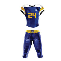 Uniforme de football américain de style moderne, matière confortable à séchage rapide, parfait pour les séances d'entraînement et les matchs compétitifs