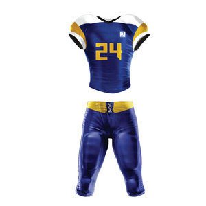 Uniforme de football américain de style moderne, matière confortable à séchage rapide, parfait pour les séances d'entraînement et les matchs compétitifs - Product Image 1