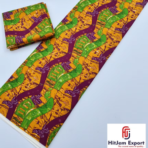 Tissu en coton imprimé africain et pagne Ankara en gros du Ghana pour vêtements de filles et textiles batik - Product Image 1