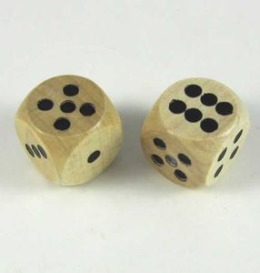 Indoor <b>Games</b> Accessory for Kid Premium Design <b>Game</b> Square Wooden Dice-7-Piece Eco-Friendly Classic Wooden Dice Hot Seller - Product Image 1