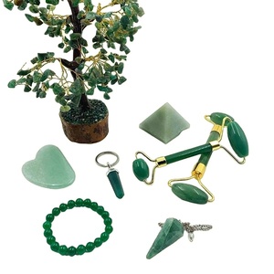 Kit de Sanación de Aventurina Verde, Ágata Natural, Suministros de Cristales Espirituales al por Mayor, Piedras de Chakra, Cristales Amayra, Set de Regalo - Product Image 1