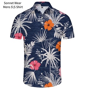 Camisa estampada de manga corta para hombre - Product Image 3