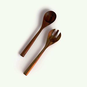 Utensilios para Ensaladas Ecológicos Aptos para Lavavajillas, Modelo Nuevo, Hechos en India para el Hogar y la Cocina - Product Image 1
