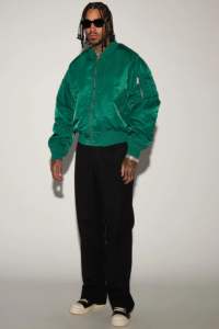 Chaqueta Bomber Personalizada para Hombre, Estilo Béisbol, con Diseño de Dibujos Animados, Apta para Invierno, Chaqueta de Vuelo - Product Image 2