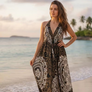 Vestido Abaya Maxi Elegante de Lujo Hecho a Medida de Primera Calidad para Mujeres Musulmanas, Adecuado para Fiestas y Bodas - Product Image 1