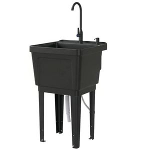 Portable Black Independent Laundry Sink for Camping Bath Product - Product Image 5