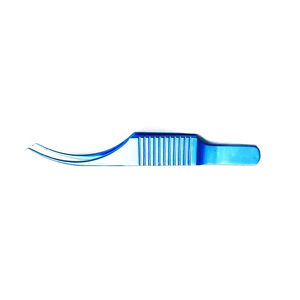 Pinces de micro-suture ophtalmiques 7,5 cm en titane bleu pour la chirurgie oculaire et les procédures chirurgicales - Product Image 5