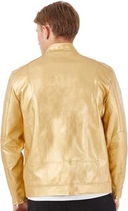 Chaquetas de Moda de Invierno para Hombre, Hechas a Medida, de Cuero Vacuno Ecológico de Alta Calidad, con Mangas Largas, Precios Competitivos - Product Image 5