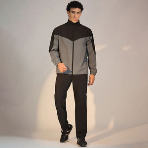 Conjunto Deportivo de Invierno para Hombre con Logotipo Personalizado, Pantalones Deportivos con Cordón y Bolsillo Frontal, Mezcla de Poliéster/Algodón, Estilo Y2K - Product Image 2