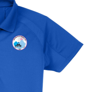 Polo en maille respirante pour femme, avec broderie du blason, manches courtes, col, vêtements de sport de golf performants - Product Image 5