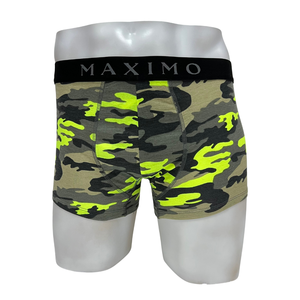 Calzoncillos bóxer personalizados para hombre de Bangladesh, elegante, de bajo costo, de algodón suave, transpirable, con patrón de camuflaje, ajuste cómodo, cintura de marca - Product Image 2