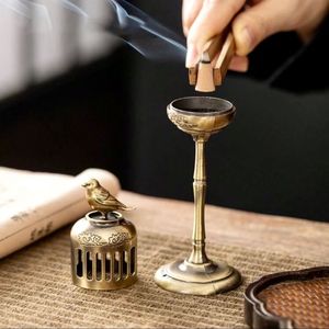 Metal Gold Incense Burner Pyramid With Carved Design Aromatic Diffuser All Season Use - Product Image 3