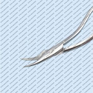 กรรไกรเย็บแผลเฮท ขนาด 6 นิ้ว ใบมีดโค้งสองด้านแบบหยัก สแตนเลสสตีล ใช้งานด้วยมือ เครื่องมือผ่าตัด ได้รับมาตรฐาน CE - Product Image 2