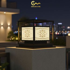 Lámpara de poste LED de luz constante CM Decor para exteriores/paredes/villas/jardines, de acero/inoxidable, 1 año de garantía, Vietnam, AC 220V (±10%) 300 lm - Product Image 4
