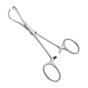 Pince à drapage chirurgical Lorna-Edna 5-1/4 pouces, sans perforation, en acier inoxydable, instrument de salle d'opération - Product Image 1
