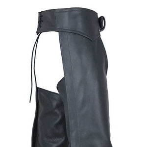 Multi Pockets Custom Made Men's 2026 Winter New Style Genuine Leather <b>Chaps</b> Customized Genuine Leather Men <b>Chaps</b> - Product Image 4