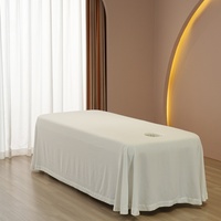 Couvre-lit de salon de massage blanc Couvre-lits Draps de table de massage professionnels