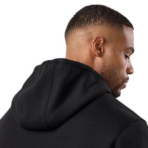 Sweat à capuche noir pour homme, pull décontracté en molleton, manches longues, vêtements de sport, tenue de gym, mode hiver - Product Image 4
