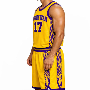 Uniformes de Baloncesto Reversibles Personalizados de Secado Rápido al por Mayor de Fábrica, Uniformes de Baloncesto Personalizados para Jóvenes de Filipinas a Bajo Precio - Product Image 5