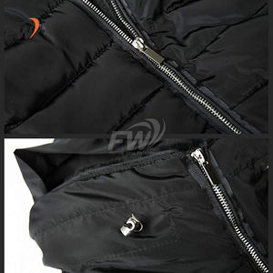 Chaqueta Acolchada Unisex OEM al Por Mayor, Precio Económico, Nuevo Diseño, con Logotipo Personalizado, Chaqueta Acolchada con Cremallera y Resistente al Viento para Mujer - Product Image 4