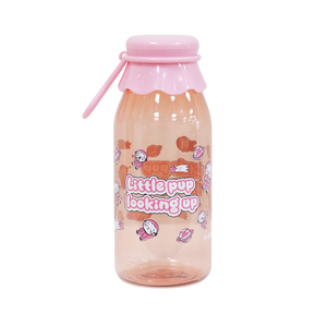 Bouteille de lait en plastique PP légère de 500 ml avec sangle de transport, style moderne, facile à utiliser pour le bureau, les sorties en plein air, la randonnée, les pique-niques - Product Image 6