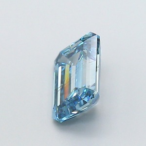 Diamant de laboratoire de 1,92 carat, taille émeraude, bleu vif fantaisie, VS2, polissage excellent, pierre précieuse CVD de qualité supérieure pour joaillerie fine - Product Image 3