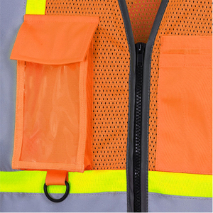 Quick Dry Road Safety Vest Windproof Construction <b>Work</b> Motorcycle Men's High Visibility Reflective Breathable <b>Waterproof</b> - Product Image 6