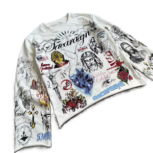 Sudaderas con Estampado Completo Estilo Urbano, Unisex, Corte Holgado, Alta Calidad, Cuello Redondo para Niños, Suaves - Product Image 2