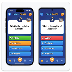 Application de jeu de quiz Royalcraft – Défis de quiz amusants, connaissances générales et compétitions multijoueurs iOS/Android et MAC - Product Image 2