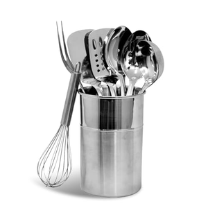 Organizer Steel Utensils Holder Stainless Steel Cutlery Holder for Kitchen Spoon Stand for <b>Dining</b> <b>Table</b> - Product Image 2
