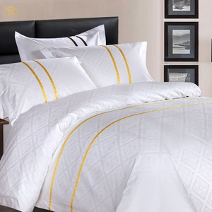 Ensemble de couette moderne rayé 100% coton 400TC 3 pièces, lavable, tissé, literie pour la maison - Product Image 6