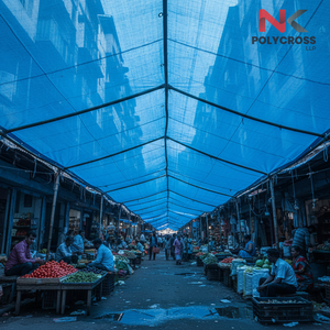 Bâche d'ombrage imprimée en toile pour marché de détail, légère, pour branding, utilisation sur stand de marché, pour le marché indien - Product Image 6