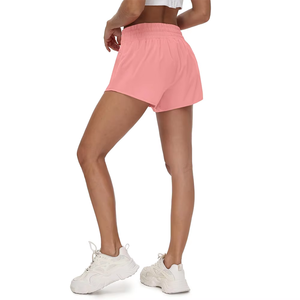 Shorts de course pour femmes, nouvelle conception, séchage rapide, légers, shorts d'entraînement, logo personnalisé, OEM, ODM, vente en gros de vêtements de sport - Product Image 2