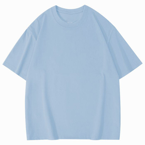 Bangladesh CN Factory Price Custom Logo Embroidery OEM 220G Pure Cotton Women Short Sleeve Custom Printed T Shirt - Product Image 4