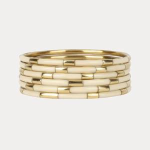 Wholesale Handmade <b>Resin</b> Brass Bangles Supplier Manufacturer India Custom Handforge Global Impex Ethnic Women's Party Occasion - Product Image 5