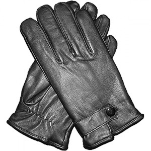 Gants thermiques en peau de mouton tannée pour femme, doux, à doigts complets, hiver, écologiques, faits main, extérieur, mode, fête, couture classique, fermeture à bouton-pression - Product Image 3