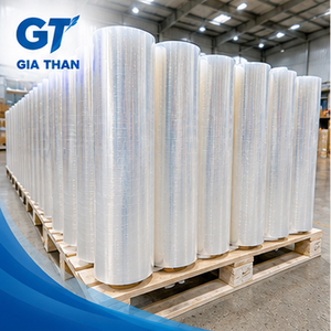 LLDPE Transparent Stretch Film 200m 50cm Moisture Proof Easy-to-Use Protective Soft Packaging <b>Pallets</b> for Many Products Casting - Product Image 4