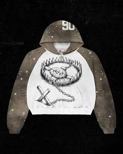 Sweat à capuche unisexe décontracté d'hiver avec cordon de serrage, manches longues, personnalisation de marque, 100 % coton, écologique, uni, léger et respirant - Product Image 3