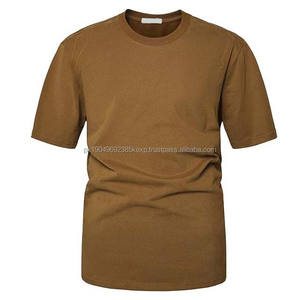 Ropa de Verano Casual para Hombre de Alta Calidad, Manga Corta, Color Sólido, Transpirable, de Secado Rápido, 200g, Precio al por Mayor - Product Image 5