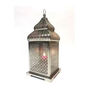 <b>Lantern</b> Vintage <b>Solar</b> Powered LED Flame Effect Metal Candle Holder Light Home Hotel <b>Garden</b> Decor Wedding Table Top Decor <b>Lantern</b> - Product Image 4