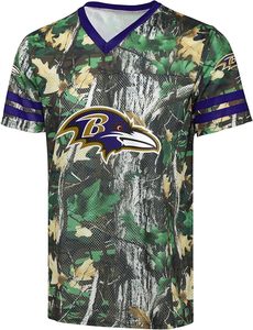 Camiseta Deportiva de Poliéster Transpirable con Malla, Manga Corta, Bordada, Antibacteriana y Ligera con Estampado de Camuflaje de los Steelers - Product Image 6