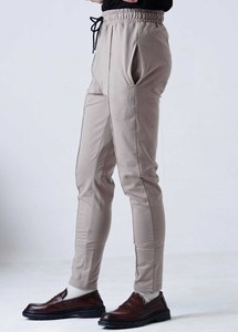 Top Design Men Color block Polo Shirt & <b>Pants</b> Set Black-Beige Contrast Design Casual Two-Piece Outfit Manufactured Tracksuit - Product Image 5