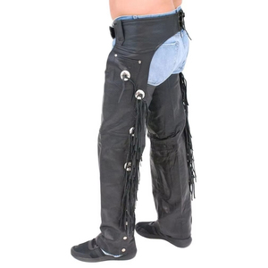 Premium Quality Best Selling Leather Western Style Full <b>Chaps</b> for Men OEM & ODM Service Low MOQ Sale All Colors Sizes Available - Product Image 4