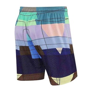 New Manufacture High Quality Summer Solid Canvas Sublimation Breathable Quick Dry Sports Custom Design Men's Sublimation <b>Shorts</b> - Product Image 4