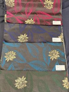 100% tissu satiné Jacquard en polyester ultra doux à séchage rapide respirant avec fil spécial métallique vêtements Abaya pour filles vert armée - Product Image 5