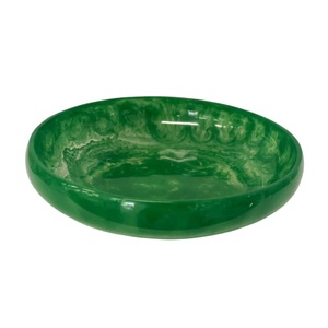 Assiette de service moderne de luxe en résine faite à la main, vert céladon, design minimaliste, compatible lave-vaisselle, écologique, qualité alimentaire, en stock pour la maison - Product Image 2