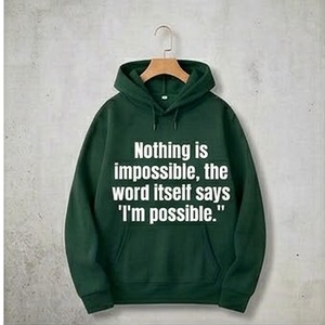 เสื้อฮู้ดผู้ชาย ผ้าฝ้าย 100% เฟรนช์เทอร์รี่ ทรงปกติ ระบายอากาศได้ดี มีกระเป๋าพิมพ์ลาย สวมใส่สบายในฤดูหนาว - Product Image 2