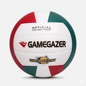 ลูกวอลเลย์บอล GAMEGAZER MS-VB-1022 PU ทนทาน น้ำหนักเบา ขนาด 5 น้ำหนัก 260-280 กรัม รอบวง 650-670 มม. เย็บด้วยเครื่องจักร ปรับแต่งได้ - Product Image 1